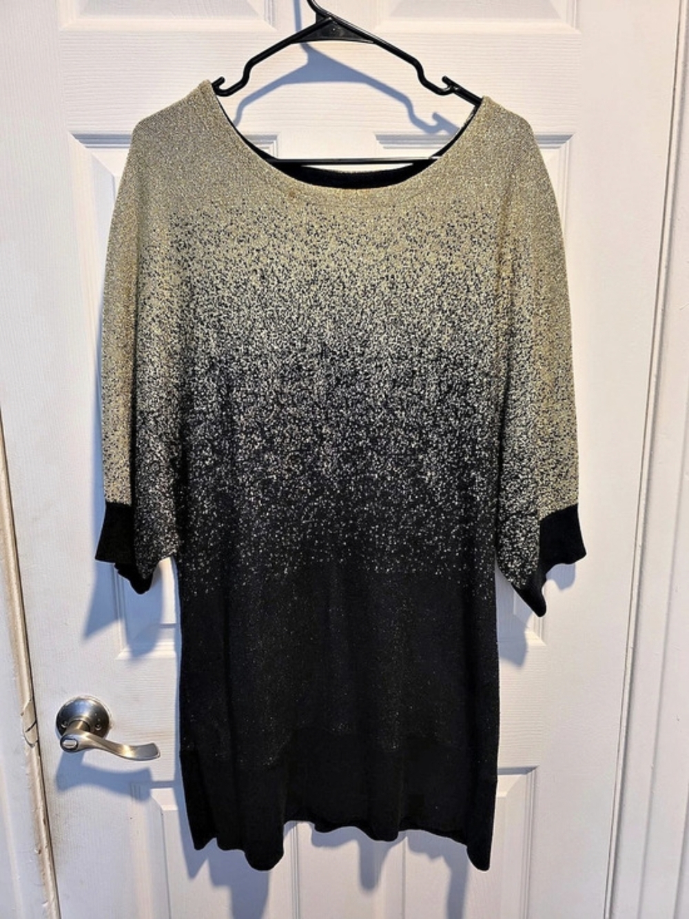 Alfani Gold-Black Gradient Mini Dress Size 3X